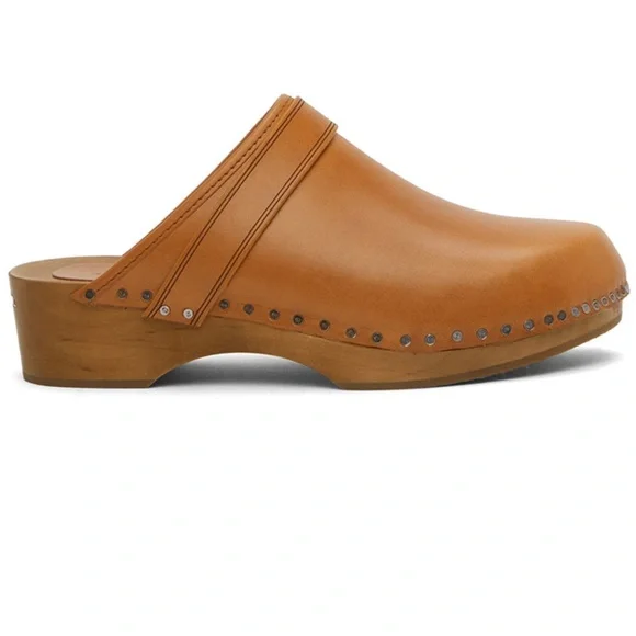 Isabel Marant Thalie Studded Clog Mules, Natural Brown, 37 ✨ - Picture 7 of 15